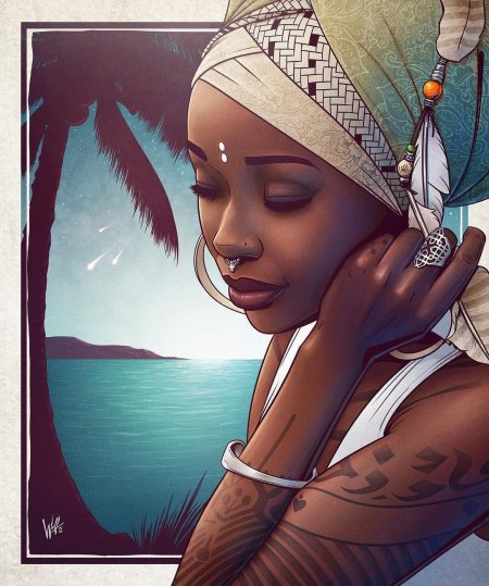 Красивые африканские девушки