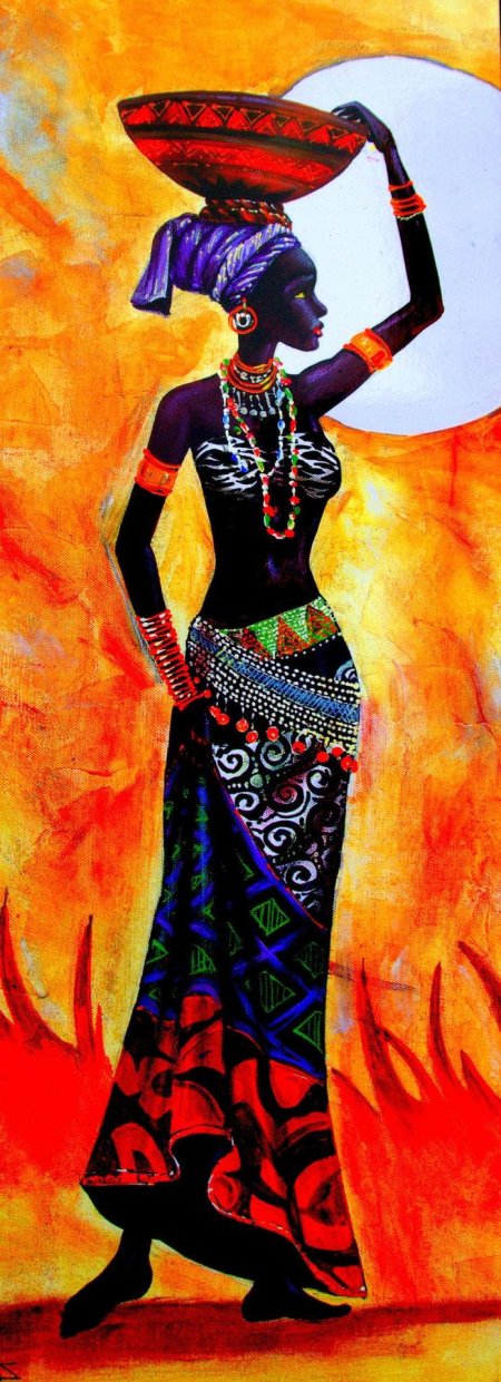 Картины в африканском стиле своими руками