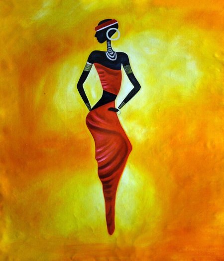 Африкан леди картины