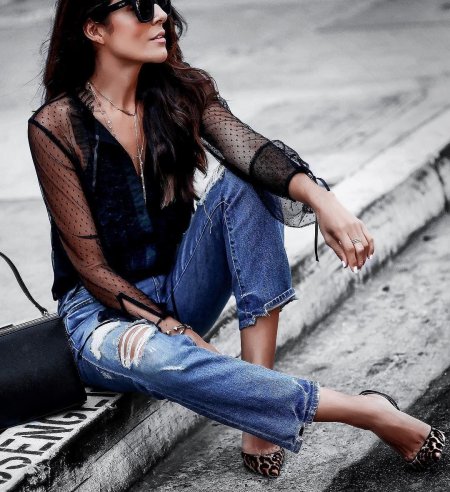 Стильная девушка