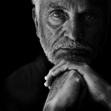 Черно белые портреты мужчин