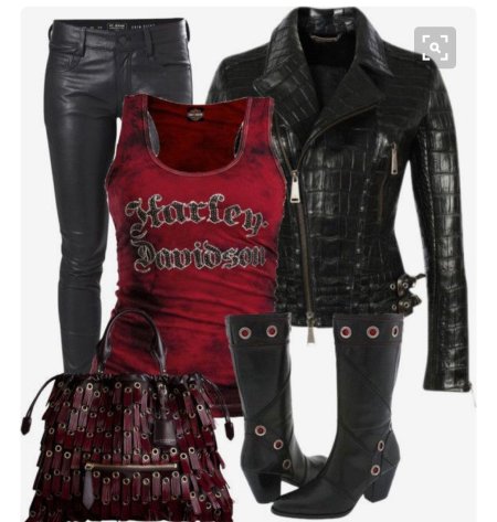 Рок стиль в одежде для девушек