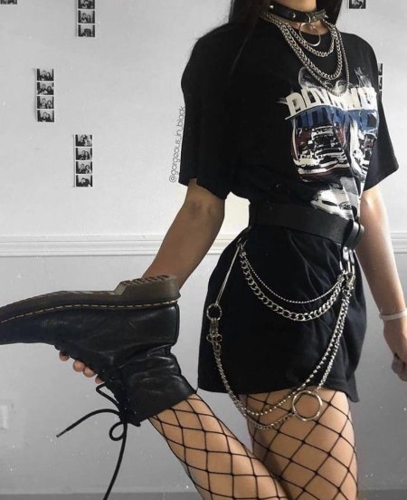Goth outfit грандж одежда