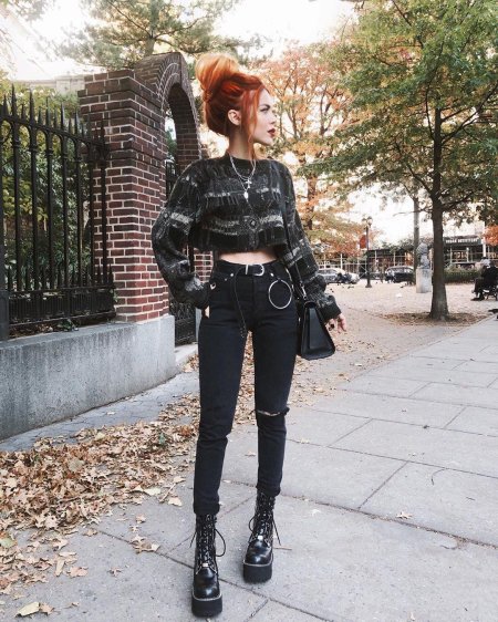 Goth outfit грандж