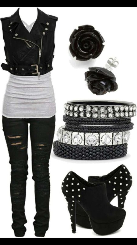 Глэм панк стиль одежды