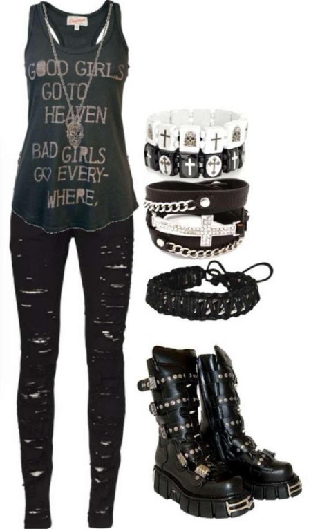 Аутфиты панк