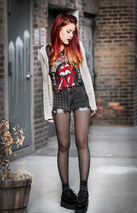 Гранж стиль одежды дрейн