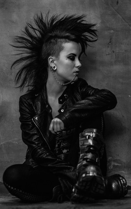 Панк девушка