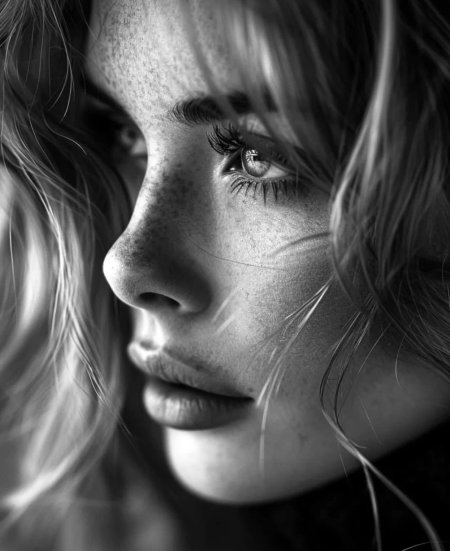 Черно белые портреты