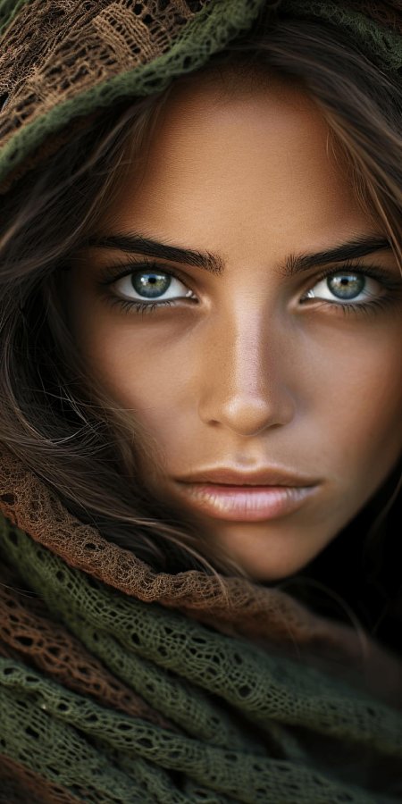 Красивая глаза