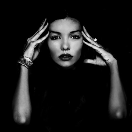 Черно белая фотосессия