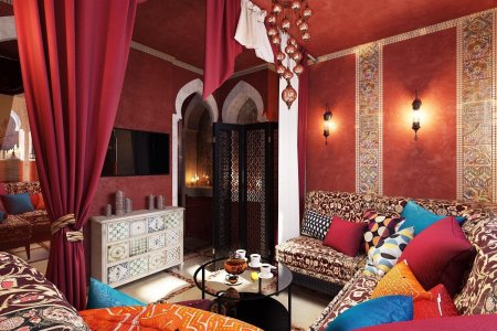 Интерьер в восточном стиле квартире