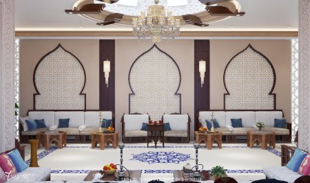 Кессонированные потолки в марокканском стиле