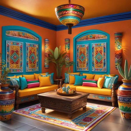 Мексиканский стиль в интерьере