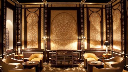 Марракеш интерьер золото