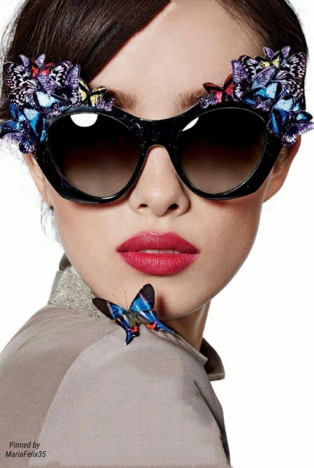 Очки солнцезащитные бабочка