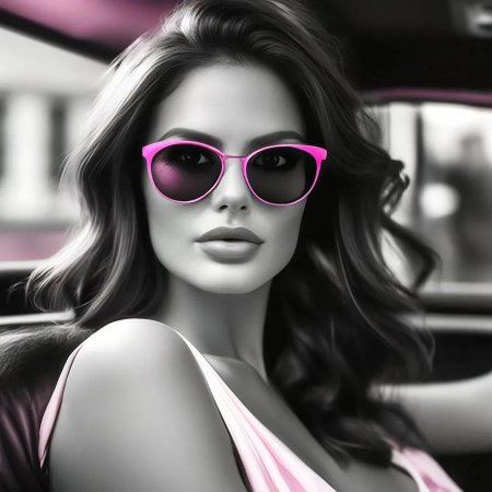Девушка в солнечных очках