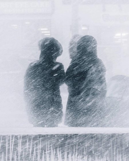 Влюбленные зимой