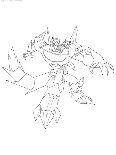 Трансформеры роботы под прикрытием раскраска десептиконы