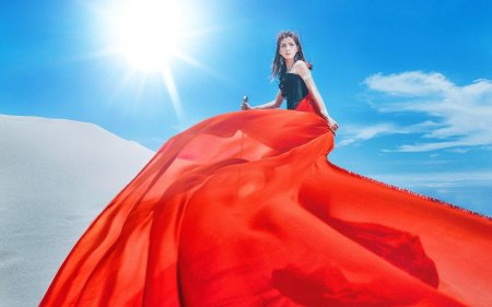 Развивающееся платье