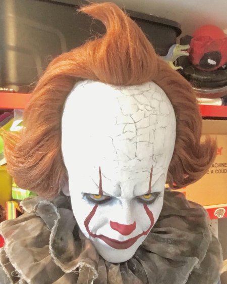Страшный клоун маска pennywise