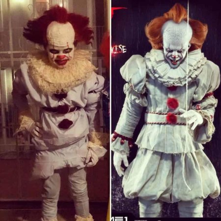 Клоун пеннивайз в полный рост