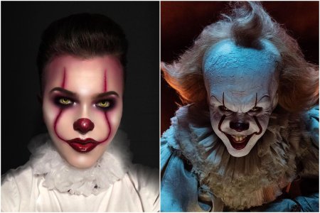 Пеннивайз гримм на хэллоуин