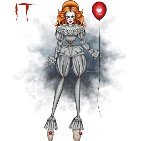 Клоун пеннивайз аниме