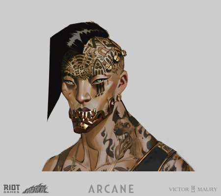 Аркейн концепт арты