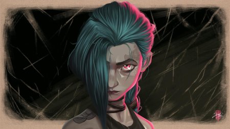 Джинкс аркейн арт