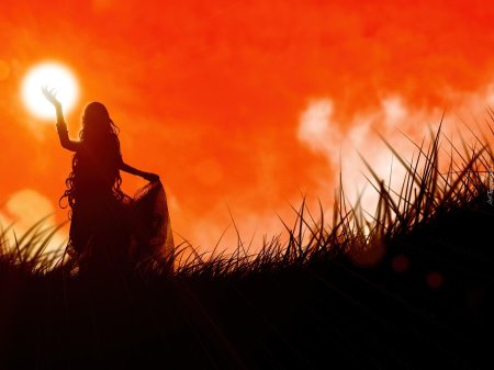 Девушка солнца