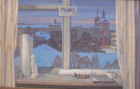 Илья глазунов утро картина