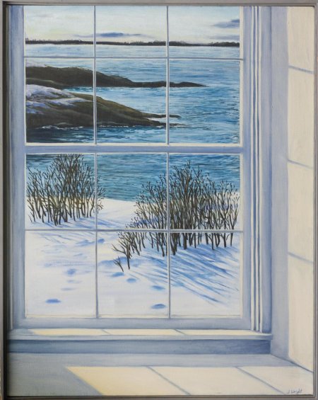 Окно зимнее