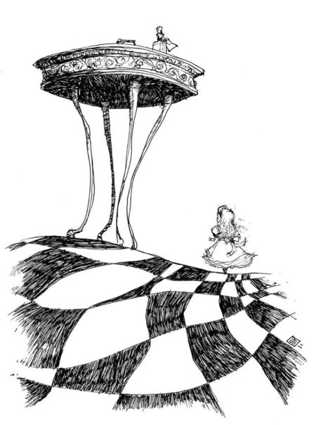 Рисунки «Алиса в стране чудес»