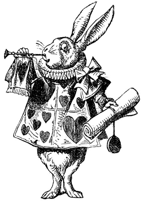 Кролик из алиса в стране чудес