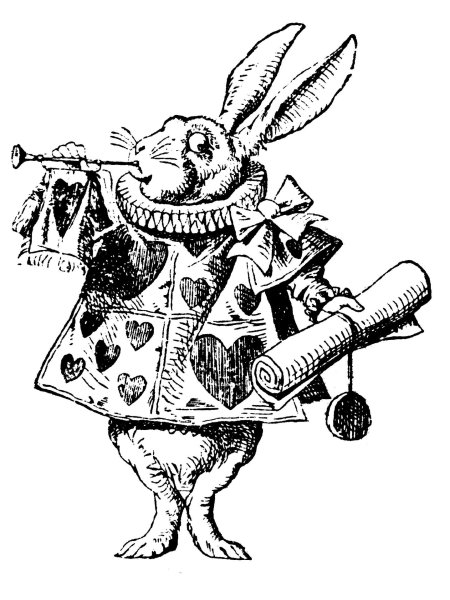 Алиса в стране чудес кролик