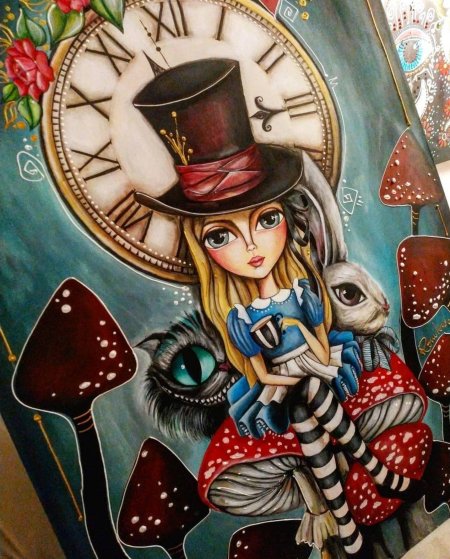 Алиса в стране чудес арт