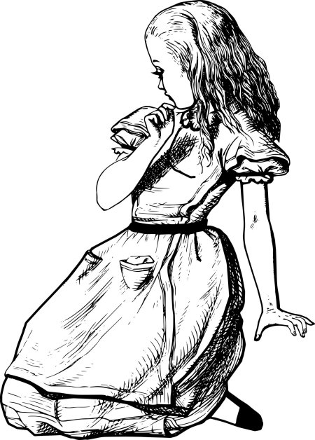 Алиса в стране чудес иллюстрации джона тенниела