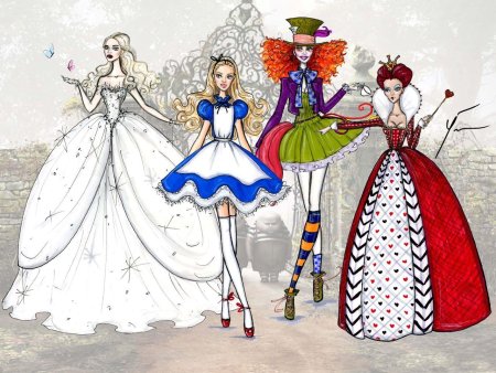 Алиса в стране чудес красная королева