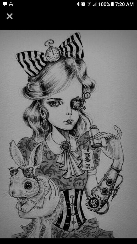 Рисунки алиса в стране чудес