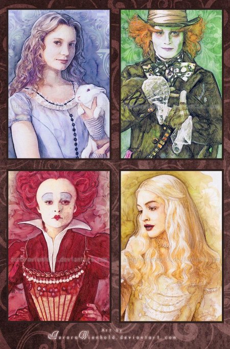 Алиса в стране чудес портрет алисы