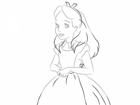 Алиса в стране чудес рисунки карандашом