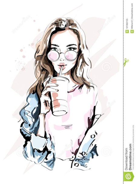 Девушка рисунки