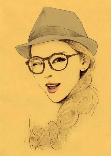 Девушка иллюстрация