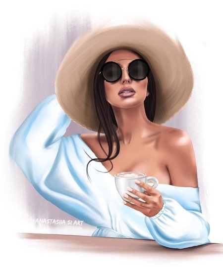 Рисунки девушек