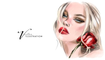 Девушка рисунки