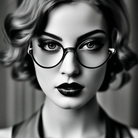 Женщина в очках