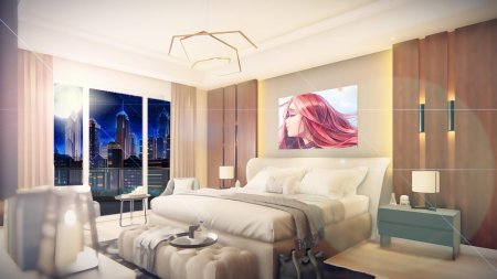 Спальня дизайн интерьера в современном стиле