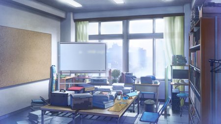 Аниме фон школа класс для гача лайф