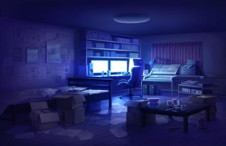 Комната аниме